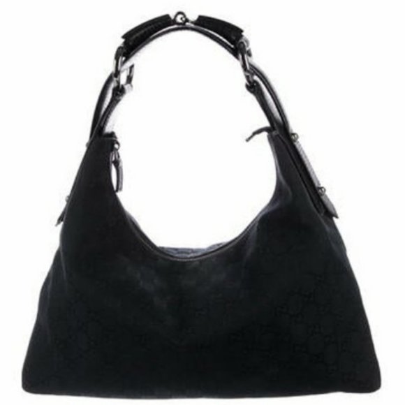 Gucci GG Canvas Medium Horsebit Hobo NWOT - Picture 1 of 4